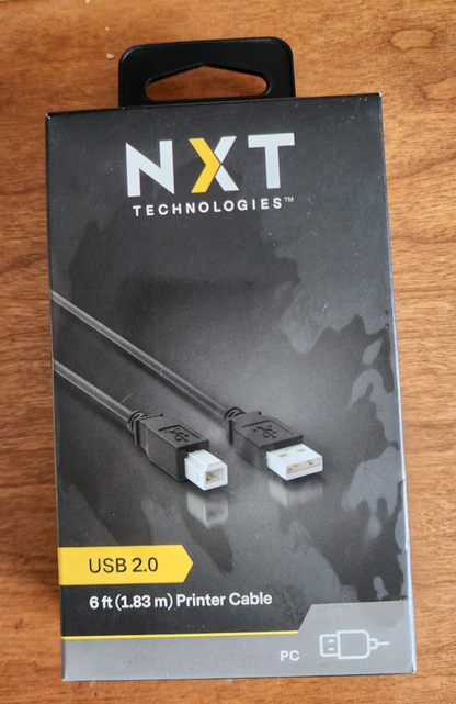 NXT Technologies 6' USB 2.0 Printer Cable NX29749