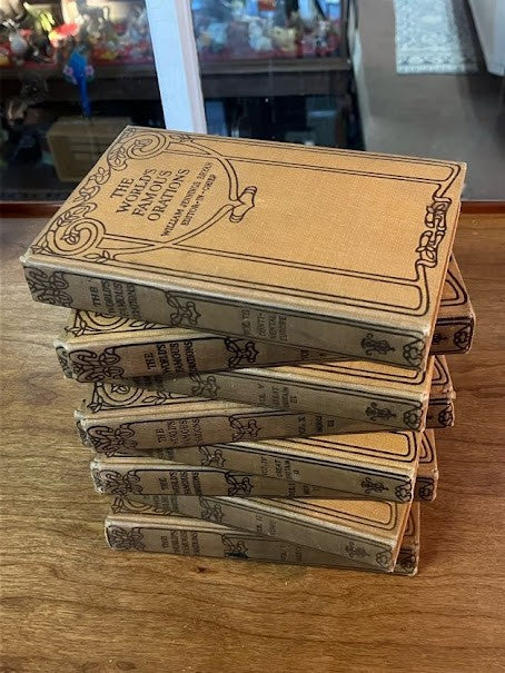 1906 THE WORLD'S FAMEOUS ORATIONS - William Jennings Bryan - 8/10 Volumes