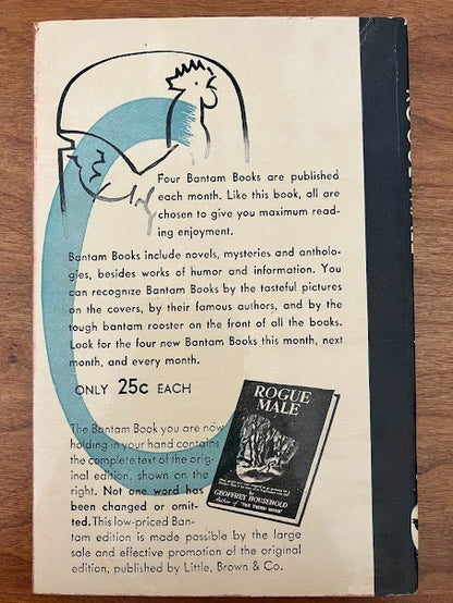 Vtg Paperback - Rogue Male Man Hunt Geoffrey Household