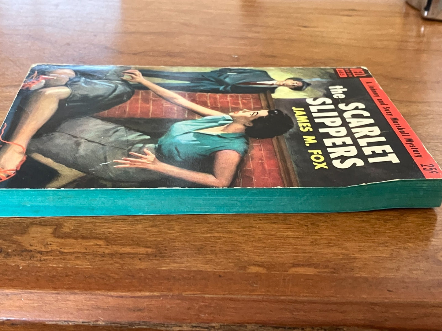 The Scarlet Slippers by James M. Fox - Vintage Paperback Book