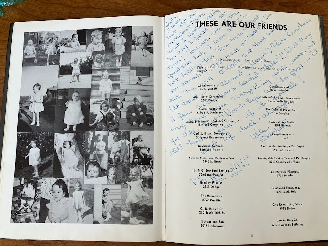 Westside High School 1955 Omaha Nebraska Yearbook - Shield