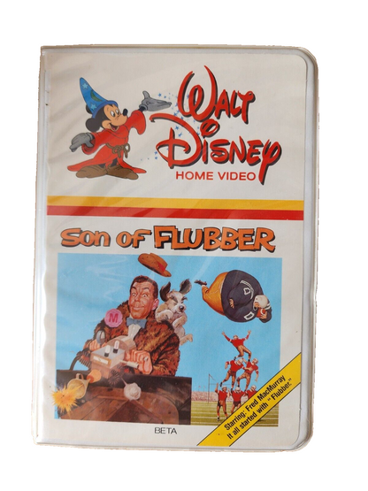 Son Of Flubber Disney  Beta Tape Home Video