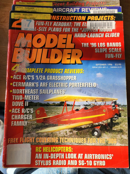 Lot of 8 Model Builder Magazines From 1996