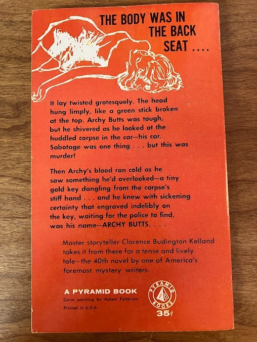 Vtg Paperback - CASE OF THE NAMELESS CORPSE By Clarence Budington Kelland