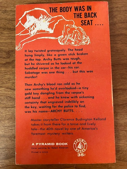 Vtg Paperback - CASE OF THE NAMELESS CORPSE By Clarence Budington Kelland