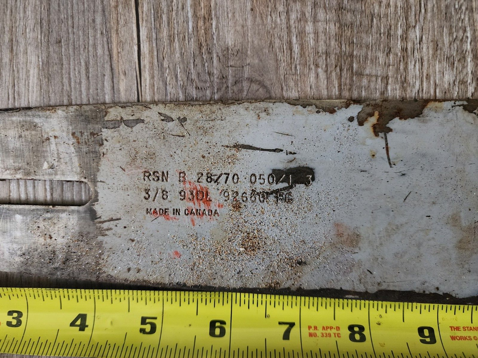 Chainsaw Bar RSN B 28/70 050/1 3 3/8" 930L 92660 fc