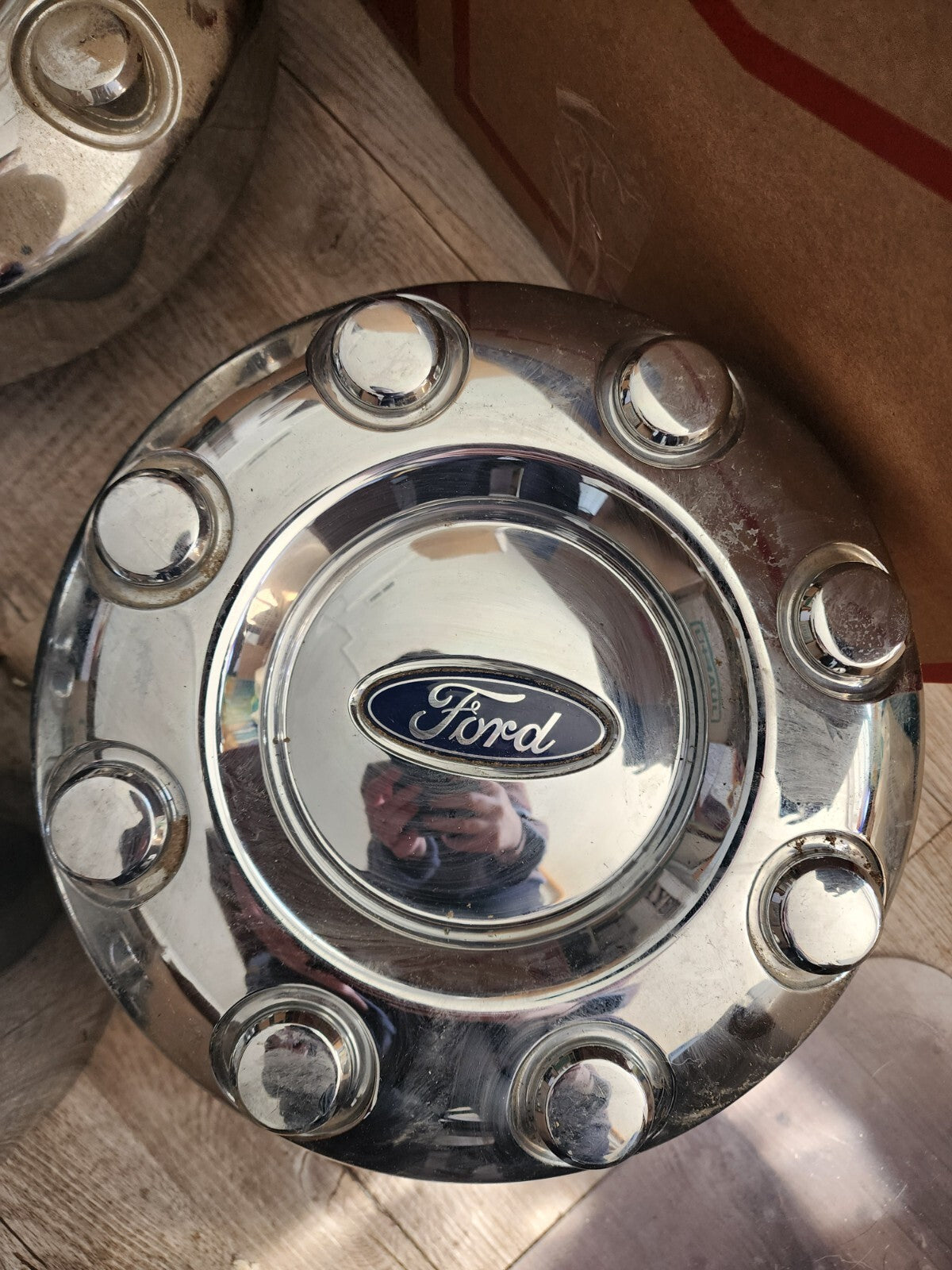 Set of 4 Ford Wheel Center Rim Cap Hub Cover CHROME