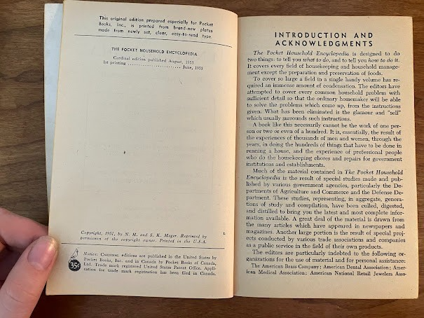 The Household Encyclopedia by N.H. and S.K. Mager