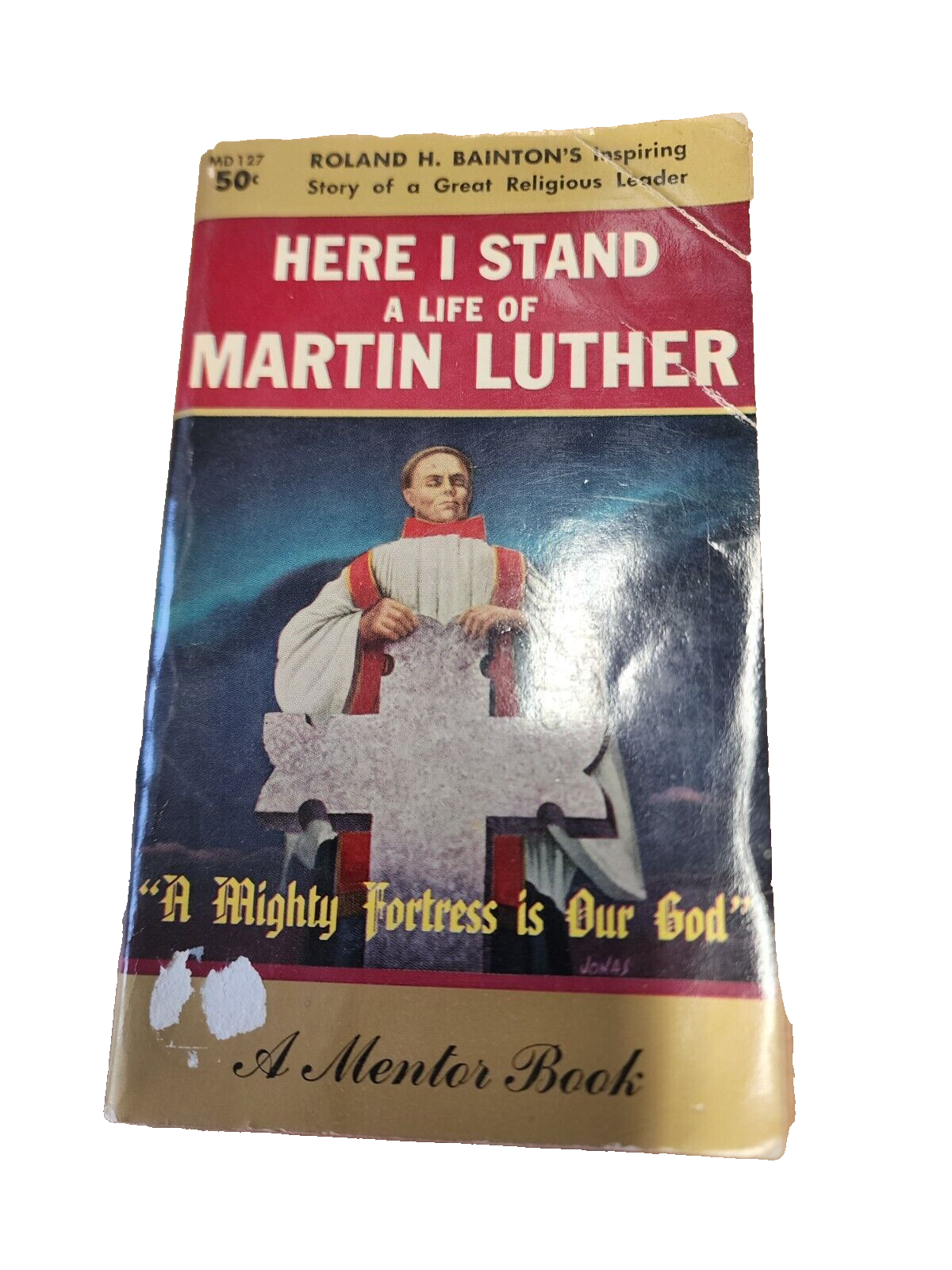 Here I Stand A Life Martin Luther History Paperback Book Roland H. Bainton 1959
