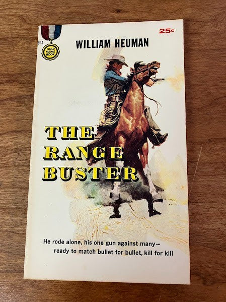 GOLD MEDAL PULP WESTERNS by William Heuman - lot of 3