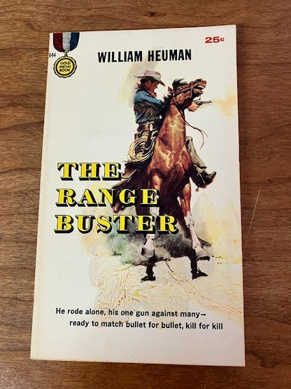 GOLD MEDAL PULP WESTERNS by William Heuman - lot of 3