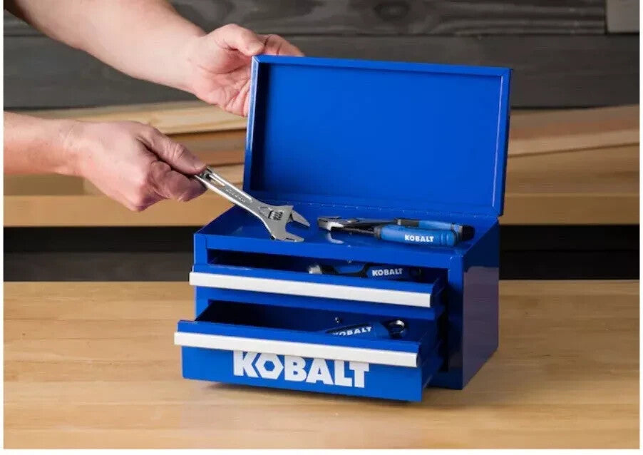 Kobalt Mini 2 Drawer BLUE Tool Box