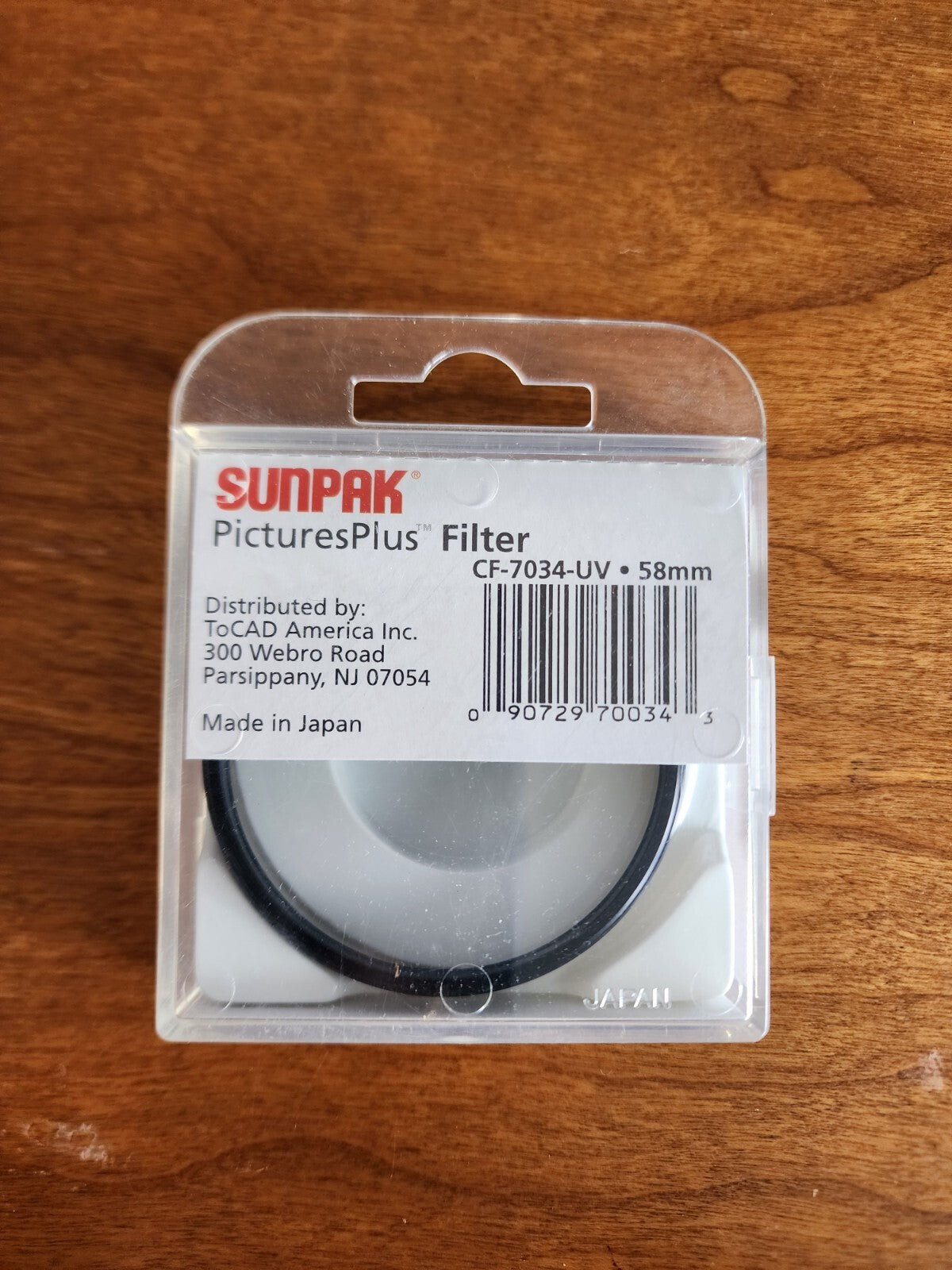 58mm UV Ultraviolet Lens Protection Filter SUNPAK Picture Plus