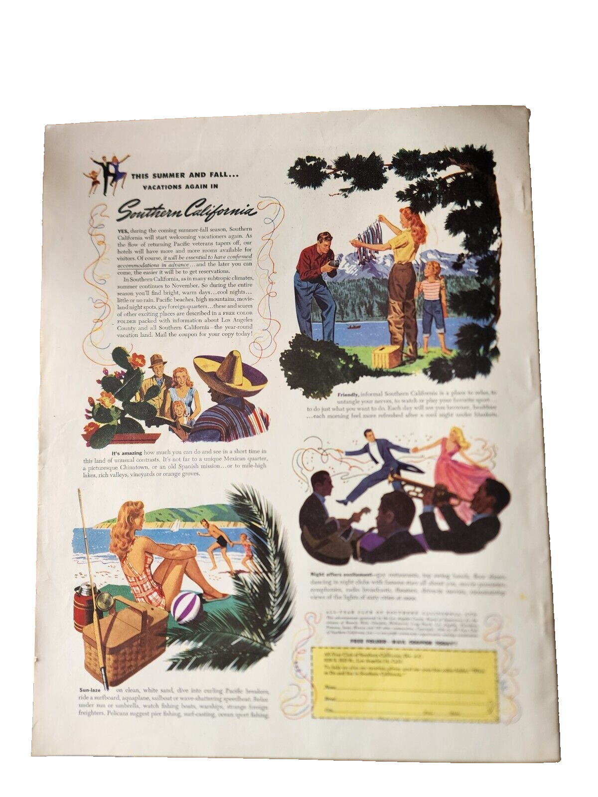1946 APRIL HOLIDAY MAGAZINE - CARNIVAL