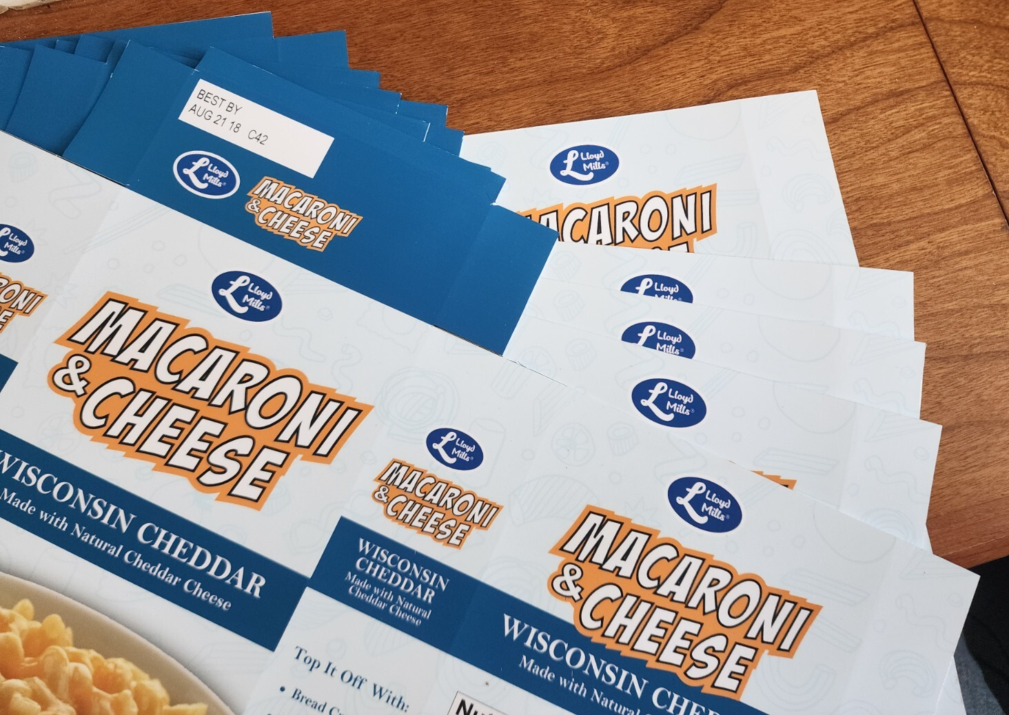 Lot of 5 Macaroni & Cheese Sticker Prop