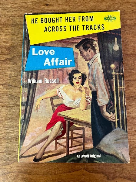 Vtg Paperback - Love Affair - William Russell