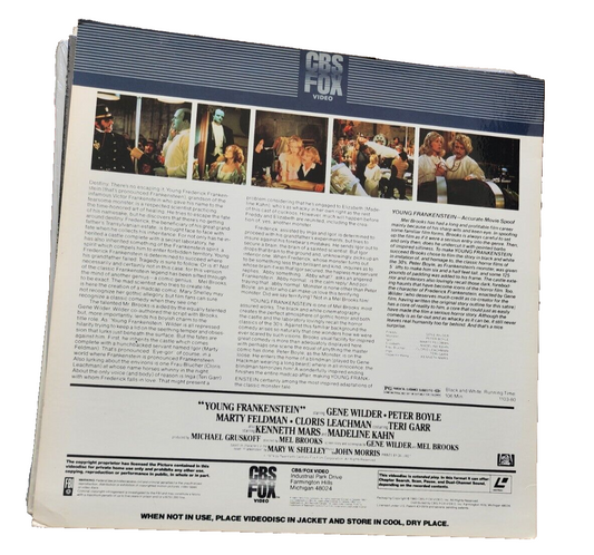 VTG Young Frankenstein (1974) Mel Brooks / LD Laser Disc Laserdisc - 1103-80