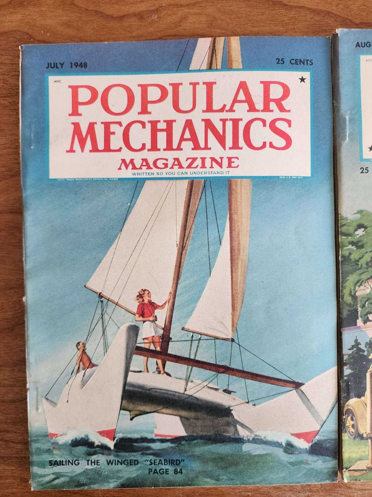 Lot of 3 Popular Mechanics Magazines 1948 Issues