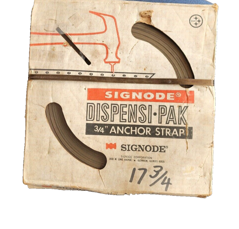 SIGNODE DISPENSI-PAK WITH SEALS, 3/4" Anchor Strap