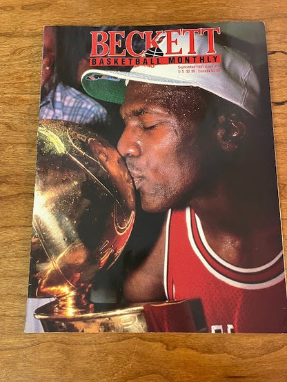 Beckett Basketball 1991 Issue #14 Michael Jordan Cover
