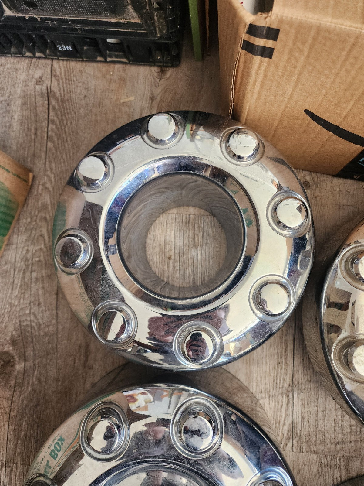 Set of 4 Ford Wheel Center Rim Cap Hub Cover CHROME