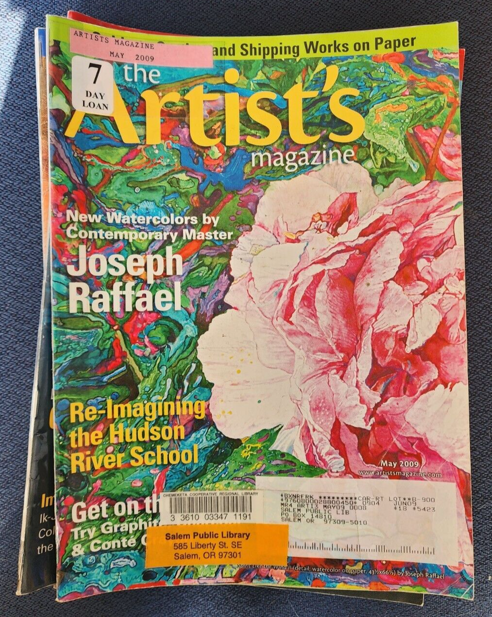 International Artist lot of 9 monthly magazines 2009