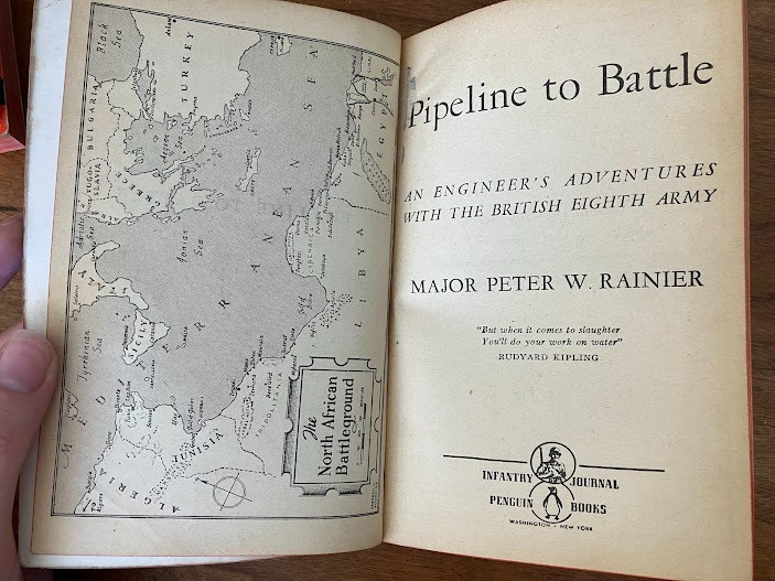 Penguin Books - Pipeline to Battle by Major Peter W. Rainier