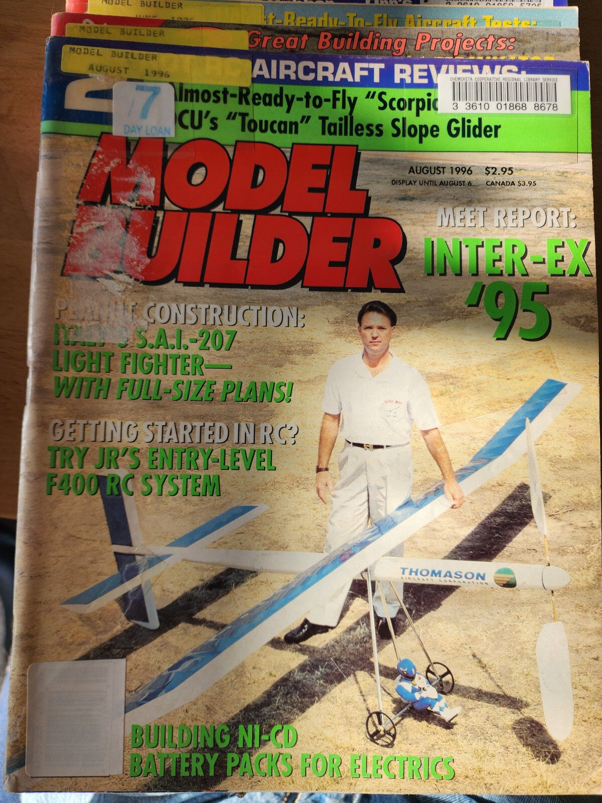 Lot of 8 Model Builder Magazines From 1996