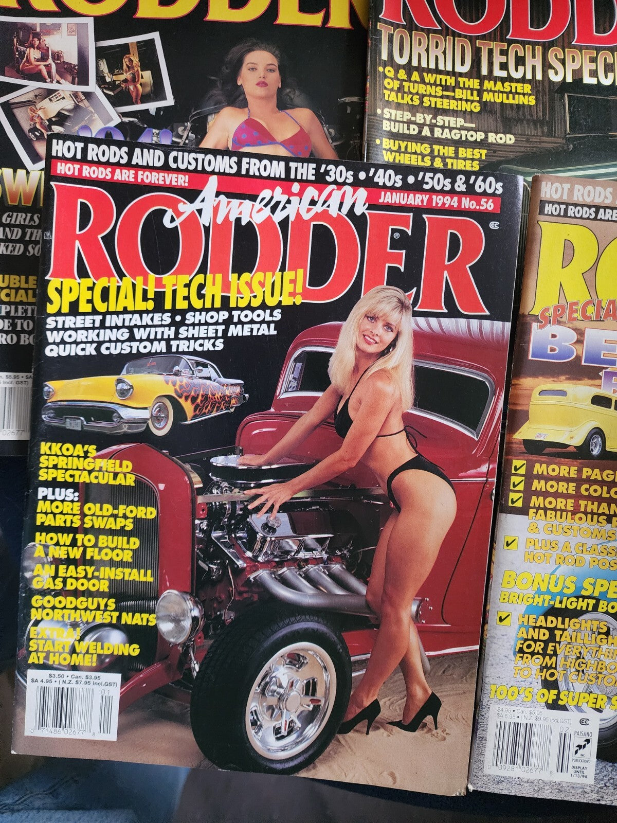 Lot Of 5 American Rodder Magazine From 1994 Jan Feb April May June