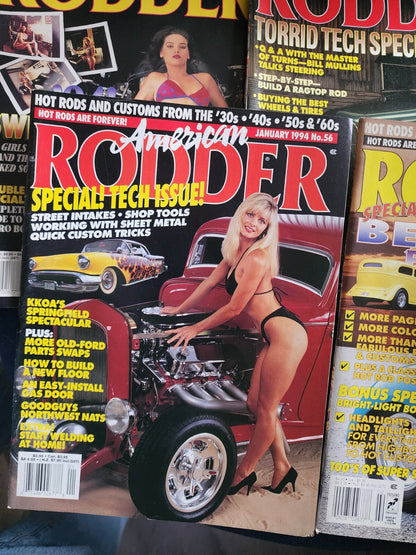 Lot Of 5 American Rodder Magazine From 1994 Jan Feb April May June