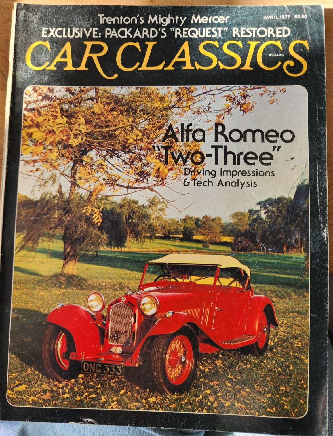 Lot of 3 Car Classics April, June, December 1977 Magazines