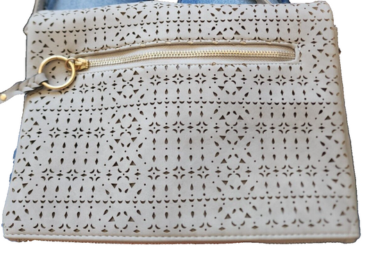 VR NYC Sadie Multi Compartment Crossbody Bag - Gray