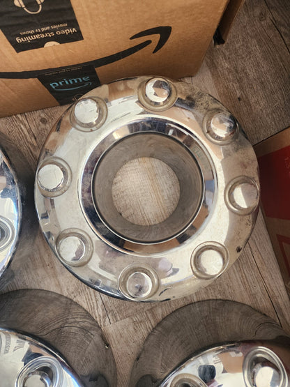 Set of 4 Ford Wheel Center Rim Cap Hub Cover CHROME