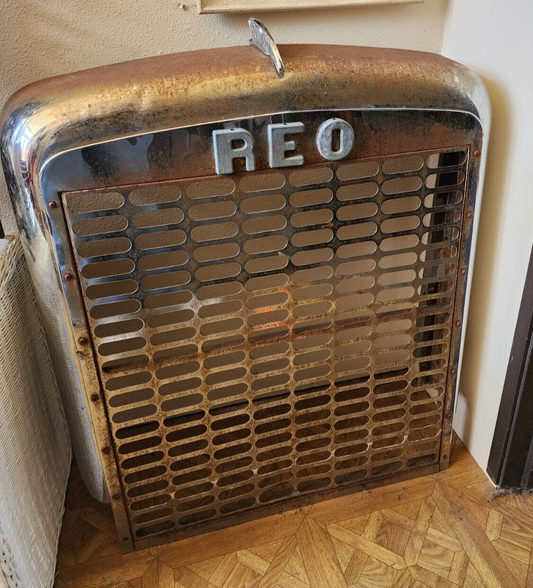 1964 Reo Gold Comet Grill Shell With Letters and Badge