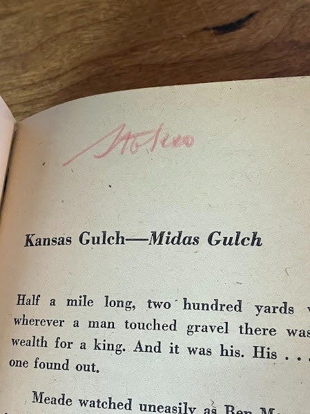 Crest Books: Gold at Kansas Gulch by Steve Frazee