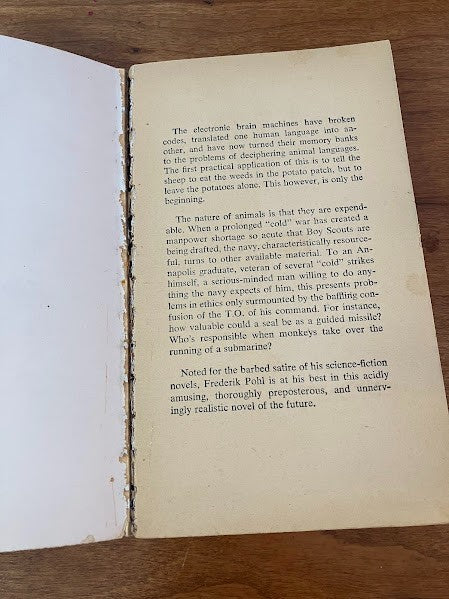 Vtg Paperback - Slave Ship by Frederik Pohl