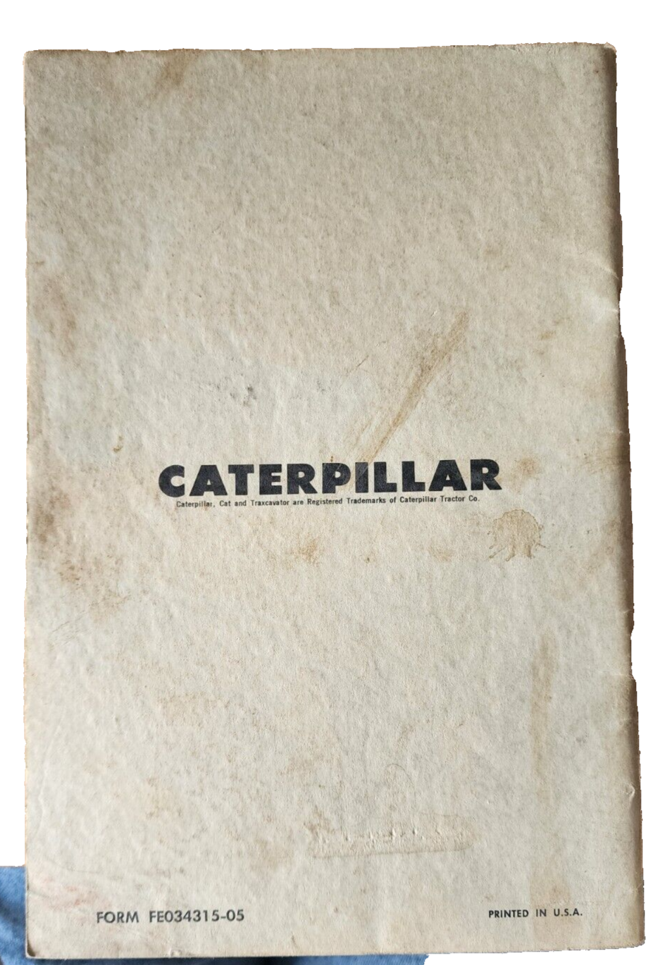 Caterpillar Diesel D8 Tractor Operator's Manual  FE034315-05