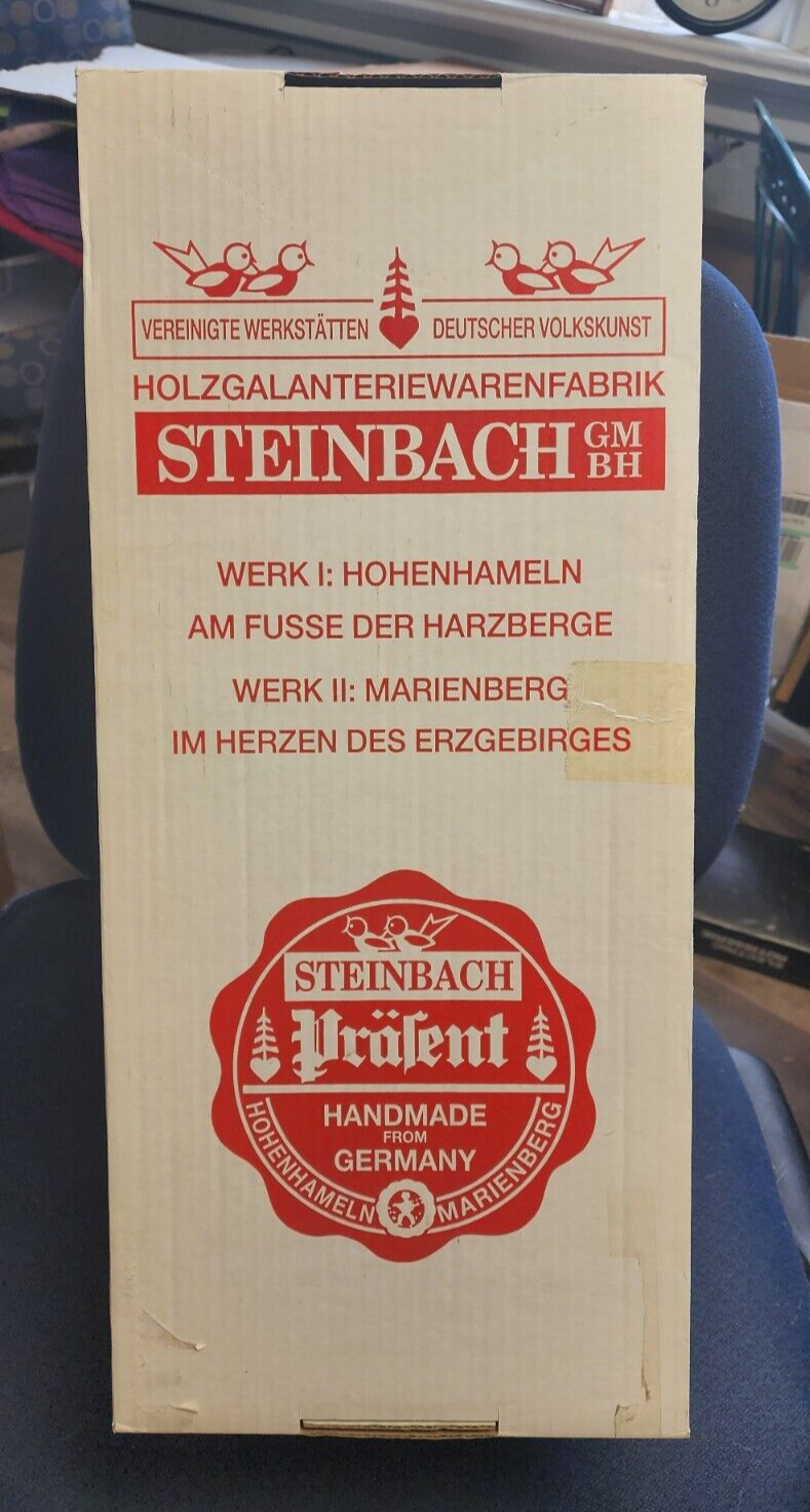 Steinbach JUBILEE KING S1000 King of Nutcracker 19" SIGNED 1996 Limited Edition