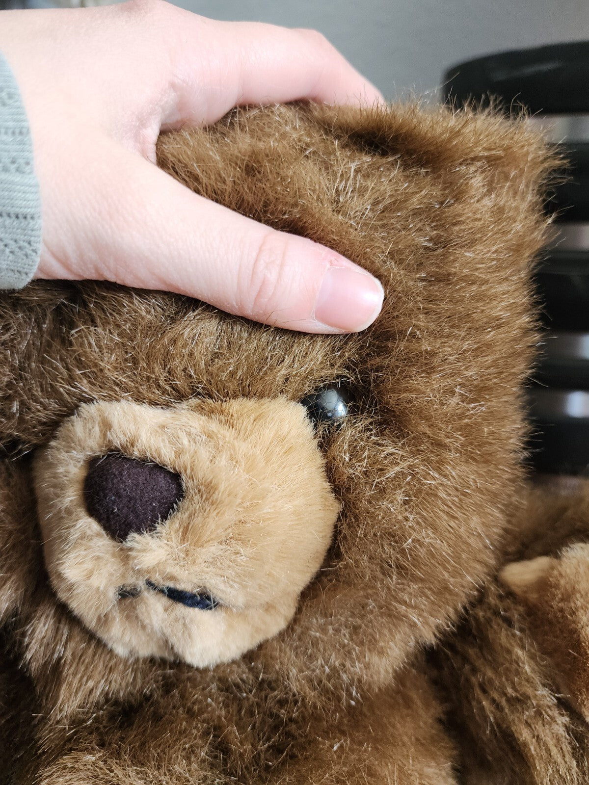 Vintage 1985 COMMONWEALTH Plush Brown Teddy Bear