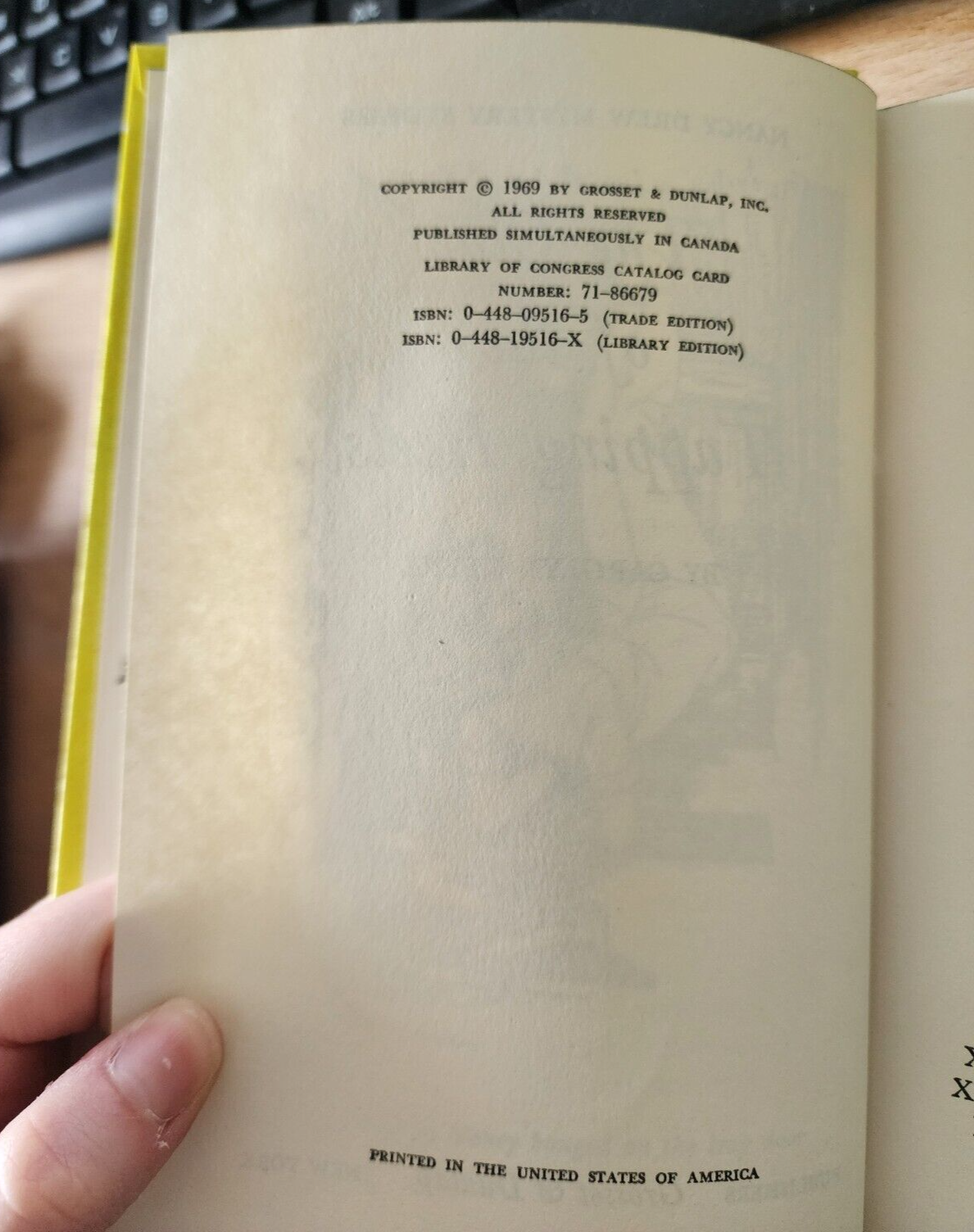 1969 Nancy Drew: The Clue of the Tapping Heels #16 - Carolyn Keene Hardcover