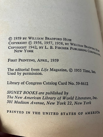 Vintage Paperback - William Bradford Huie: WOLF WHISTLE