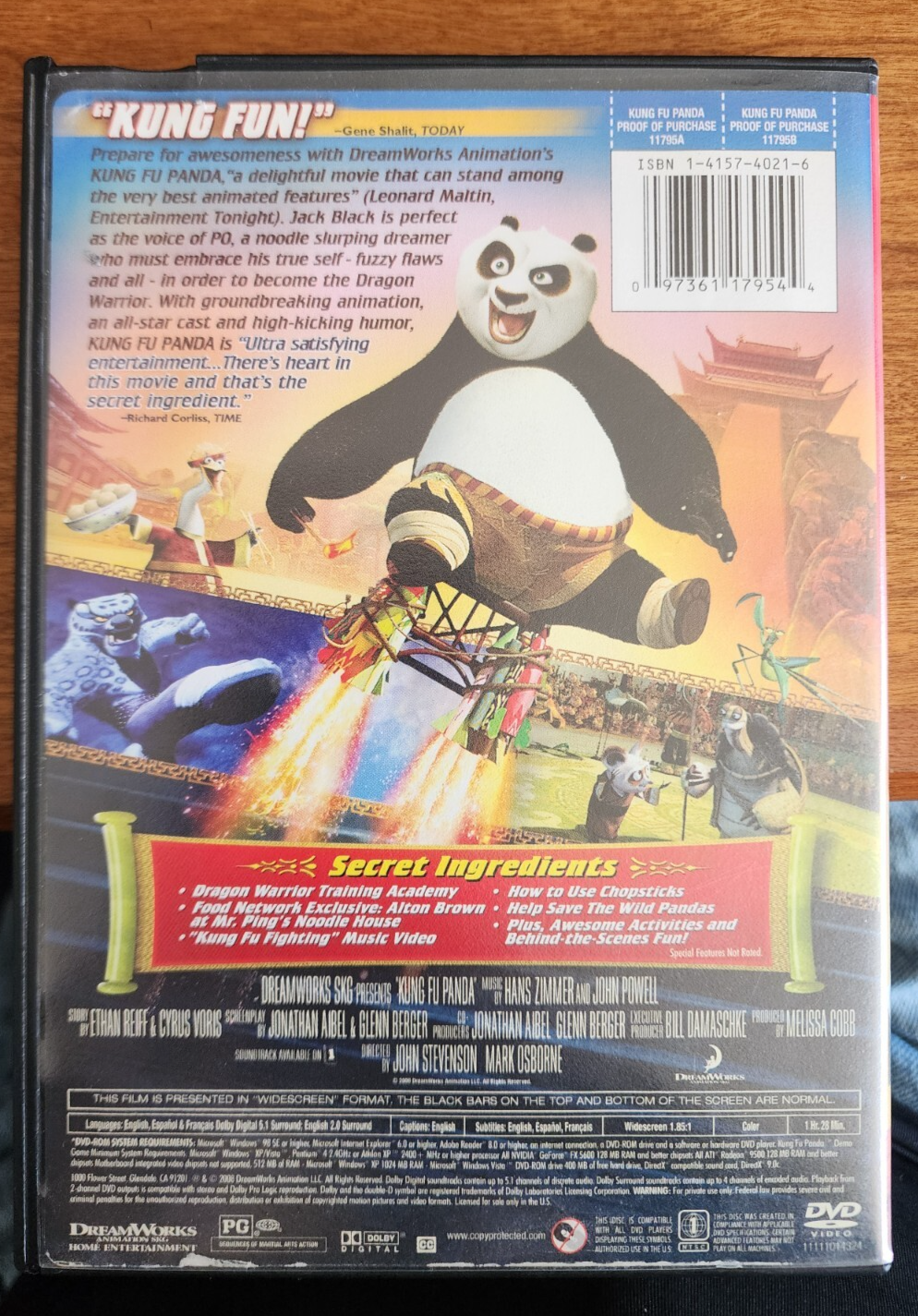 Dreamworks - Kung Fu Panda - DVD