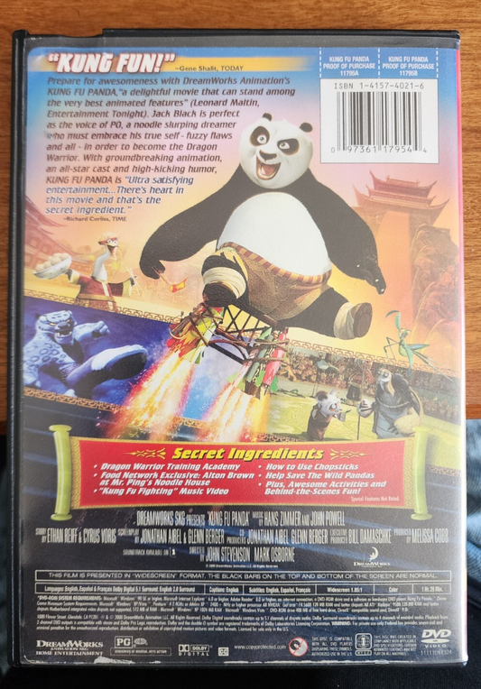 Dreamworks - Kung Fu Panda - DVD