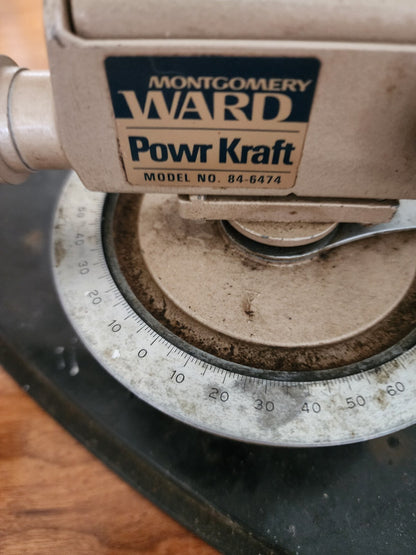 Vtg Montgomery Ward Model 84-6474 Transit Surveyor's Level w/ Case