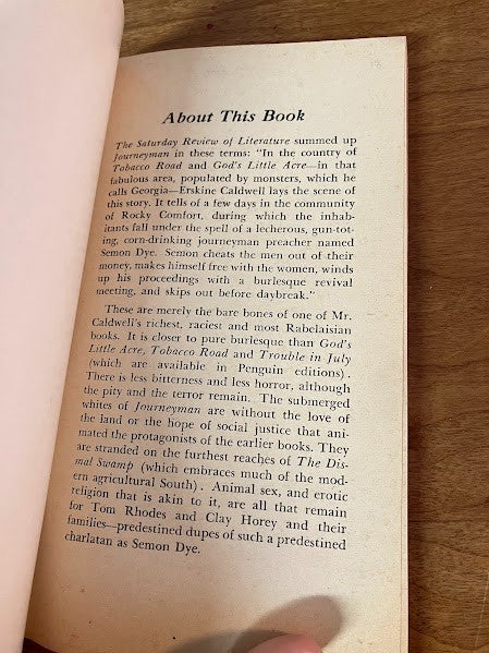 Vtg Paperbacks - lot of 3 - Erskine Caldwell