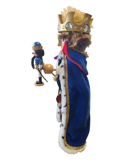 Steinbach JUBILEE KING S1000 King of Nutcracker 19" SIGNED 1996 Limited Edition