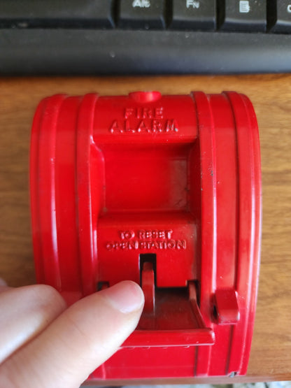 Metal Pull In Case of Fire Alarm Station W/ Glass Rods
