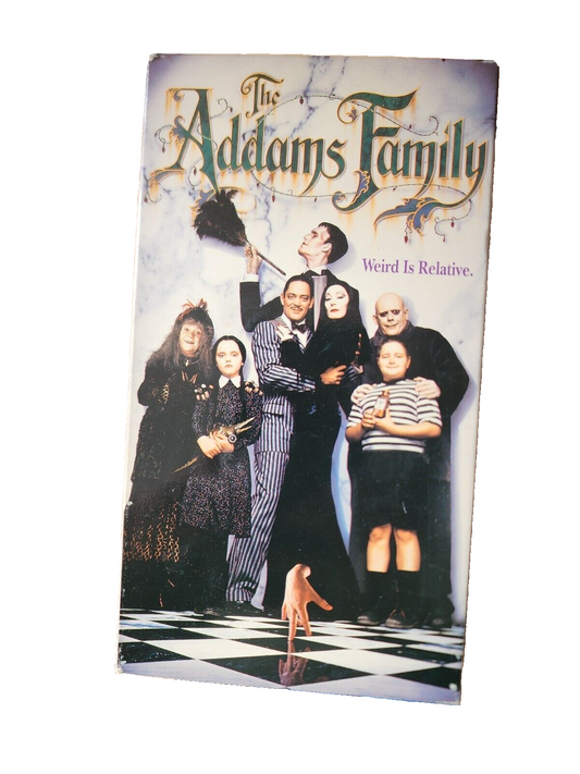 The Addams Family 1991 VHS Weird Is Relative GOOD