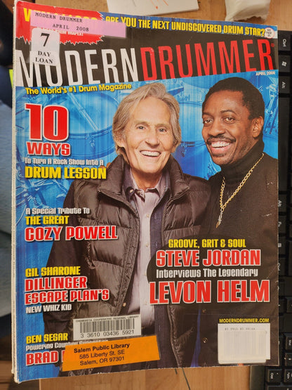 Modern Drummer Magazine Lot Of 12, Jan-Dec 2008 Drumming Magazines