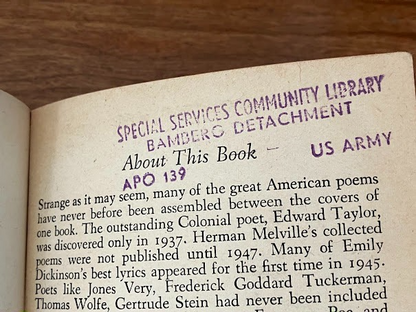 100 AMERICAN POEMS Edited By Selden Rodman